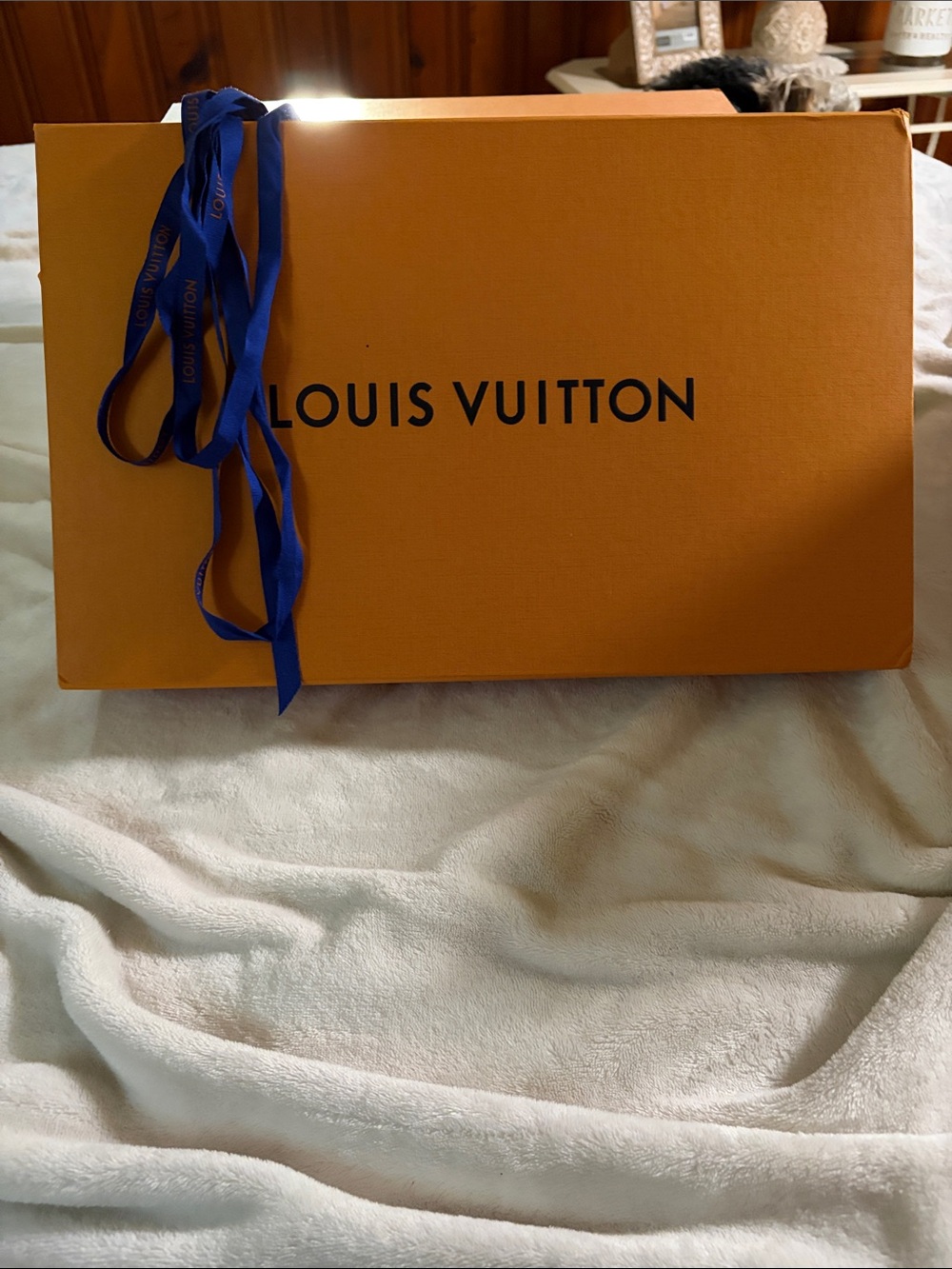 Louis Vuitton Orange Signature Gift Box & Ribbon